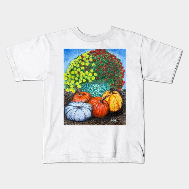 Autumn Still Life Kids T-Shirt by jerrykirk